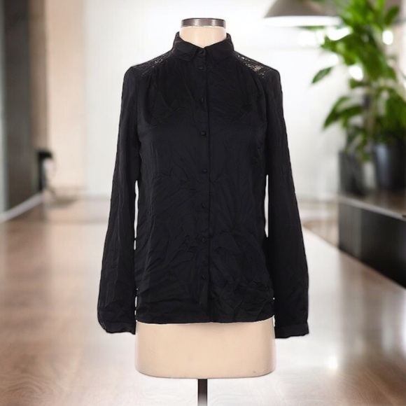 Karl Marc John Long Sleeve Lace Blouse l SIZE XS - Picture 1 of 5